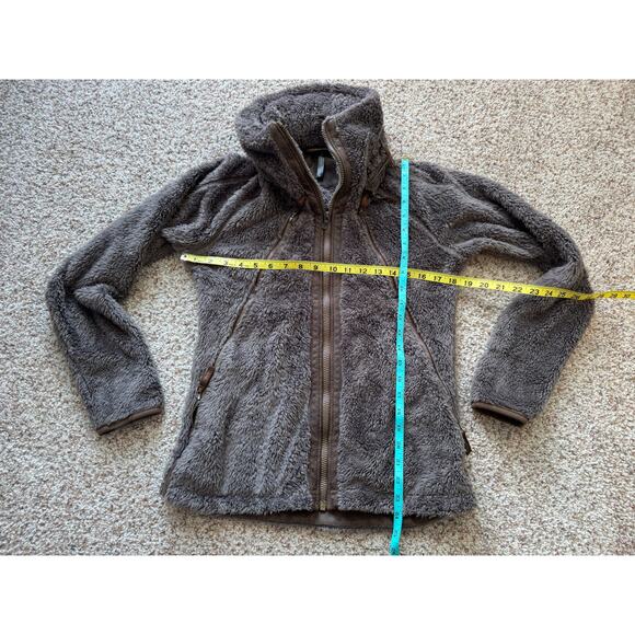 Womens KUHL Flight Fleece zip up jacket, hidden hood; size small - Picture 9 of 16